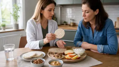 Ernährungsberatung zu Reiswaffeln und sättigenden Alternativen