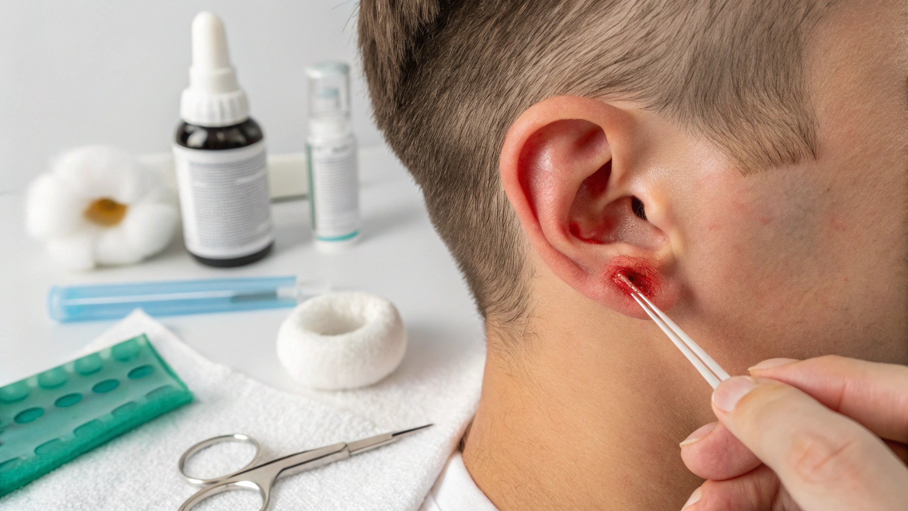 Ohrloch entzündet: Ursachen, Behandlung & Hausmittel