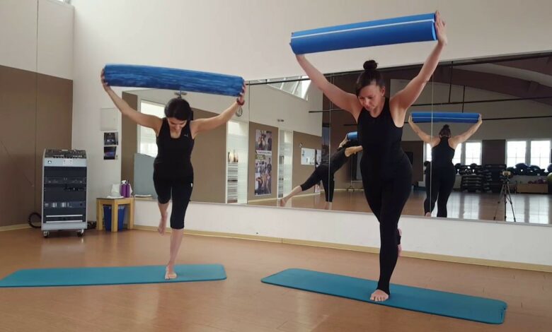 Pilatesrolle Faszienrolle für Mobilisation und Dehnung