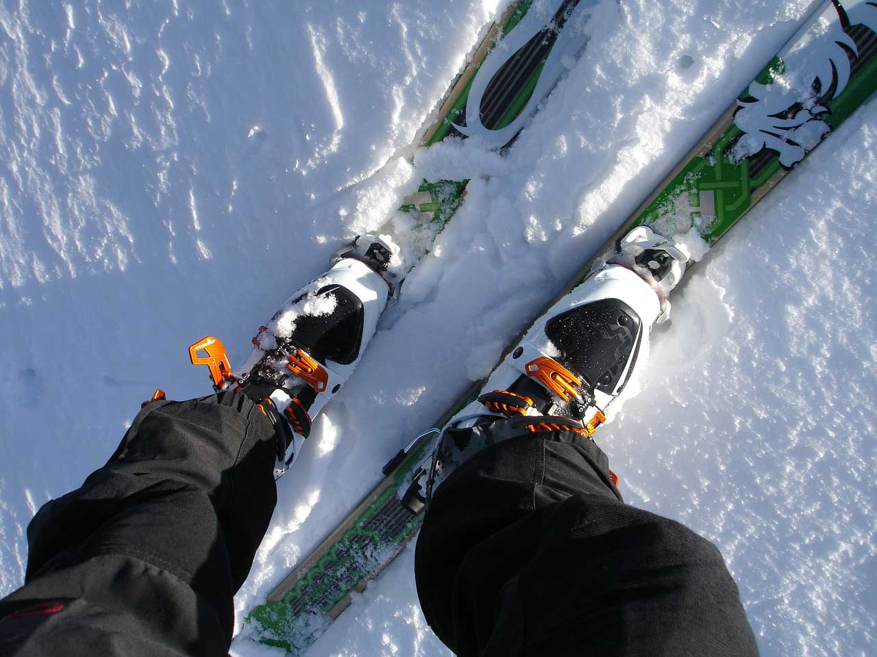 Skischuh Test