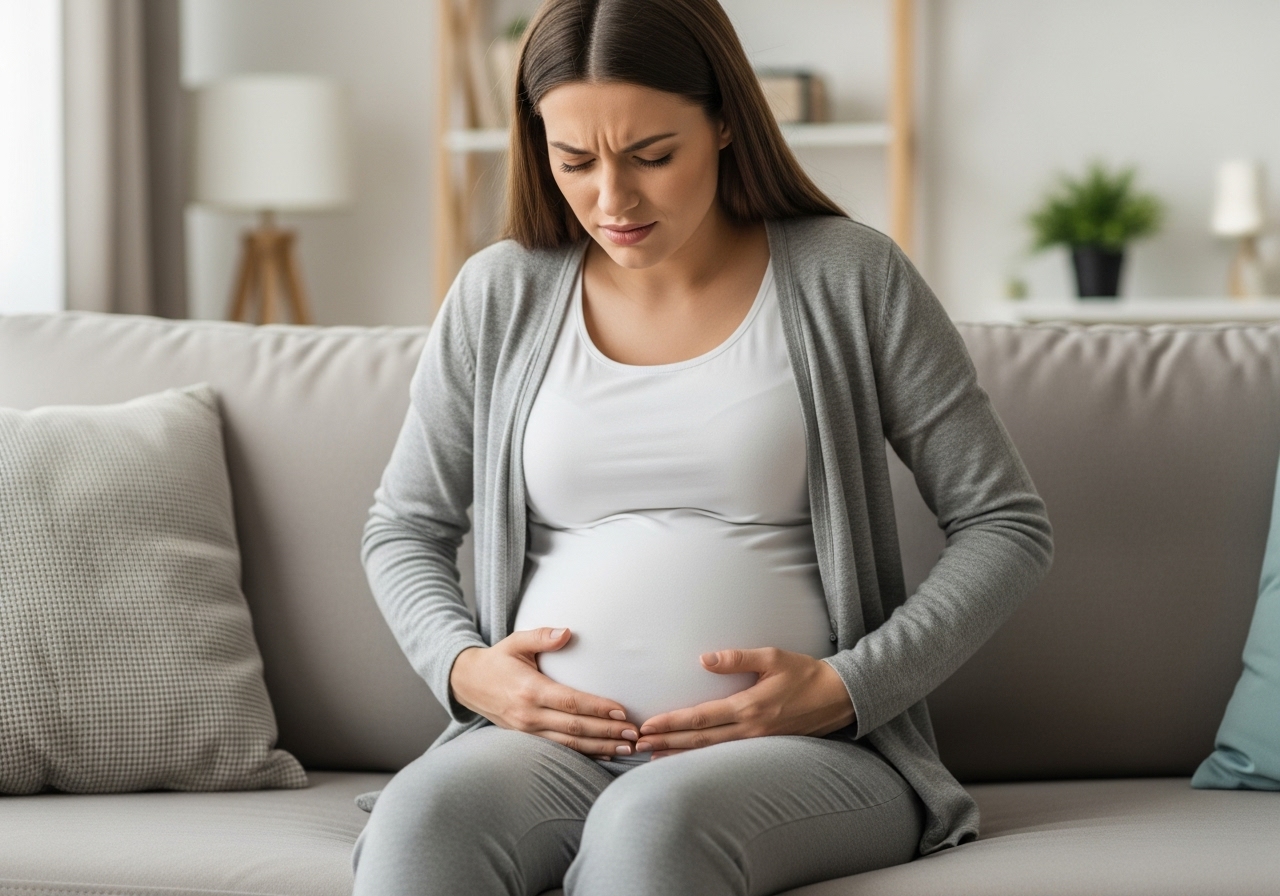 Unterleibsschmerzen im 3. Trimester