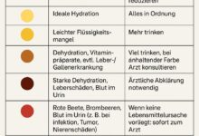 Urin Farbe: Was sie über die Gesundheit verrät