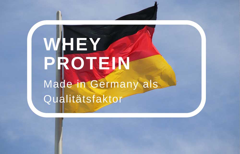 Whey Protein made in Deutschland