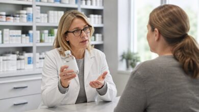 Apothekerin erklärt Risiken einer unbeschrifteten DMSO-Flasche