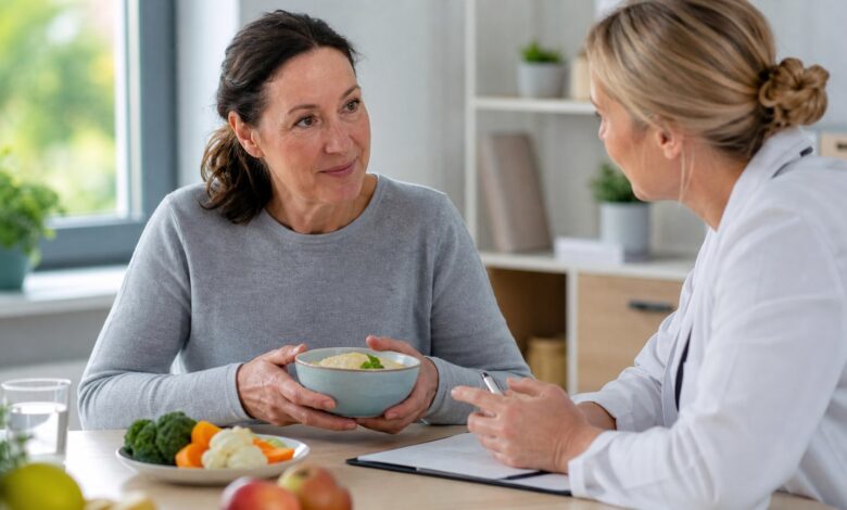 Ernährungsberatung bei systemischer Sklerose und Schluckbeschwerden