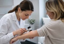 Dermatologische Untersuchung bei Juckreiz
