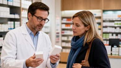 Apothekenberatung zur Kombination von Ibuprofen und Paracetamol