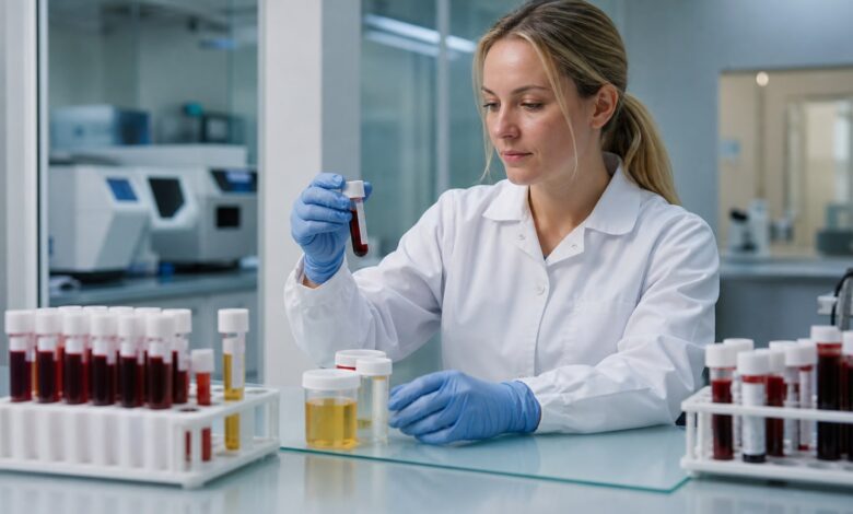 Toxikologische Laboranalyse zum THC-Nachweis