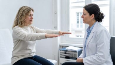 Neurologische Untersuchung bei Zittern am ganzen Körper