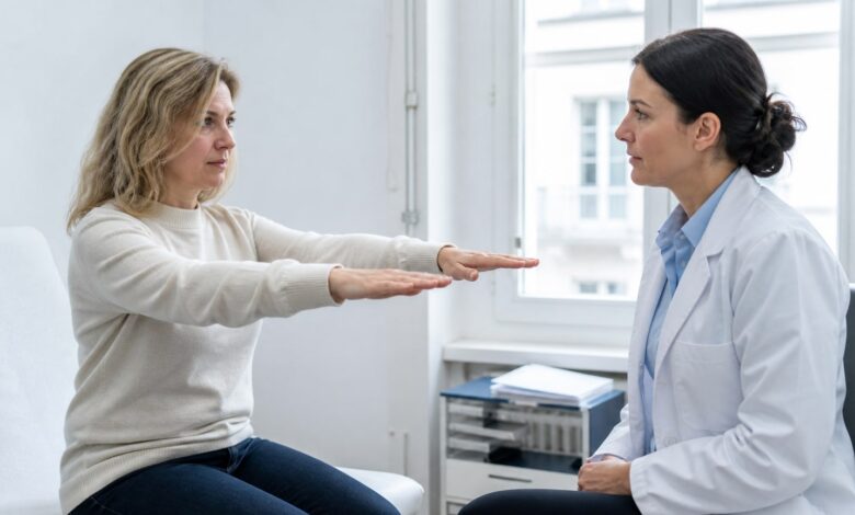 Neurologische Untersuchung bei Zittern am ganzen Körper